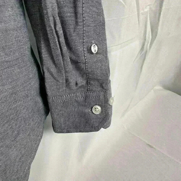 NWT - Ben Sherman Gray Button Down shirt L - Picture 5 of 14